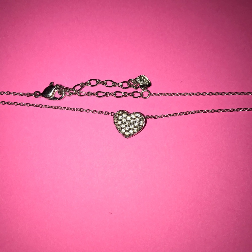 Swarovski Crystal Double-Sided Heart Necklace